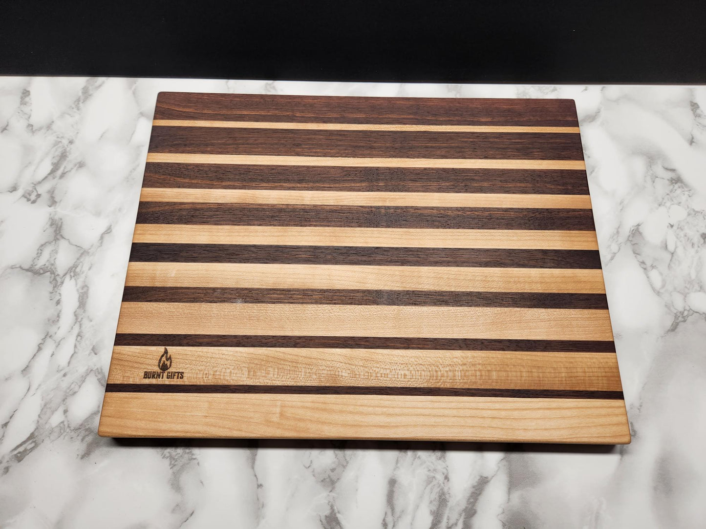 Hand-Crafted Walnut Maple Gradient Cutting Boards