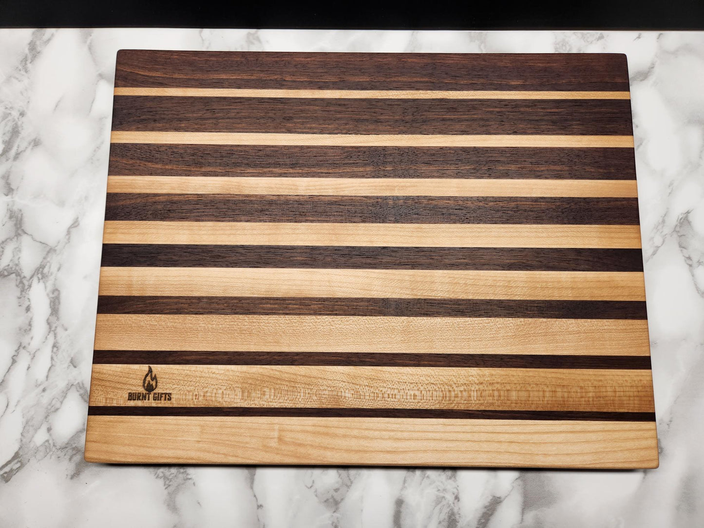 Hand-Crafted Walnut Maple Gradient Cutting Boards