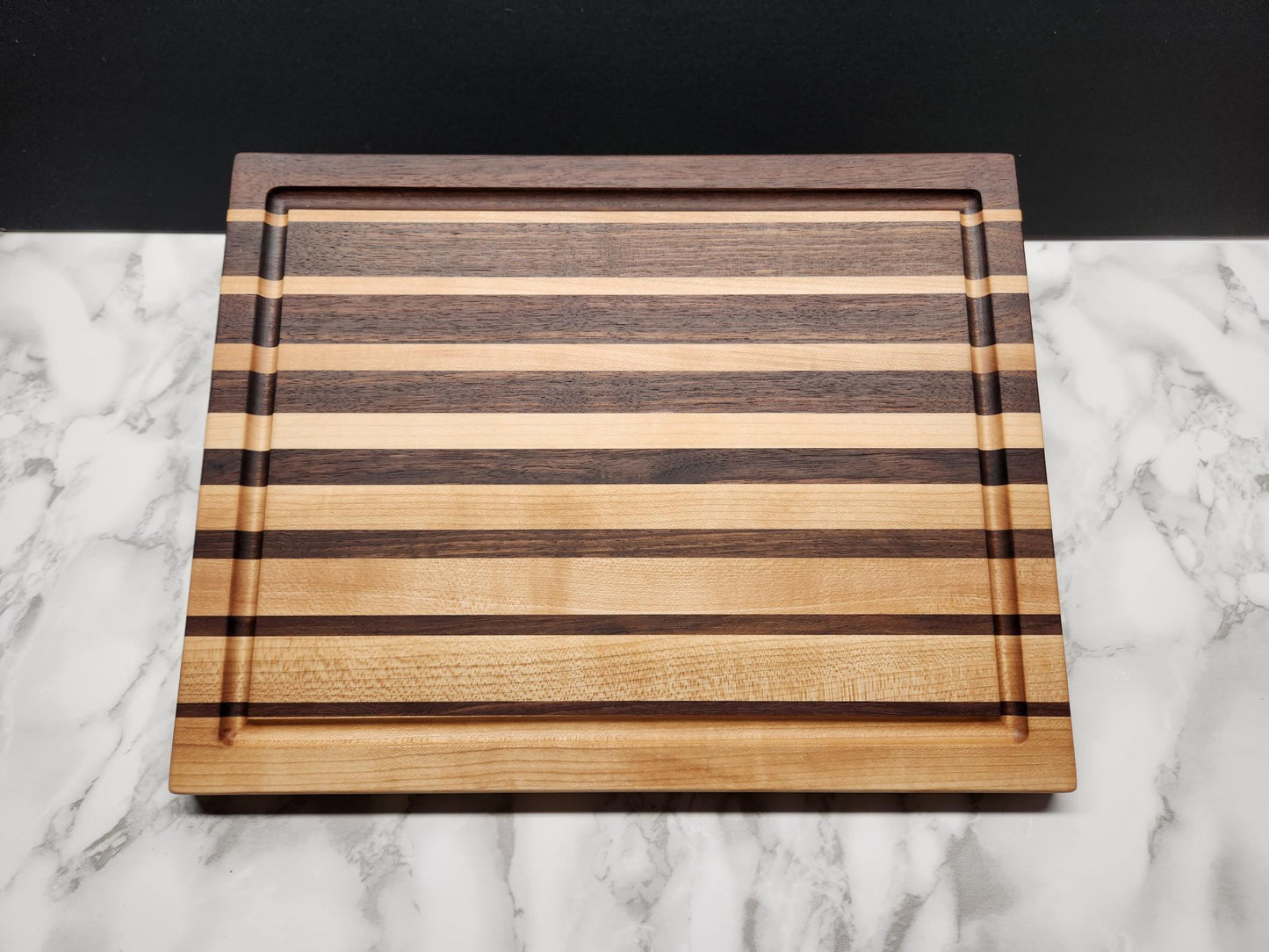 Hand-Crafted Walnut Maple Gradient Cutting Boards