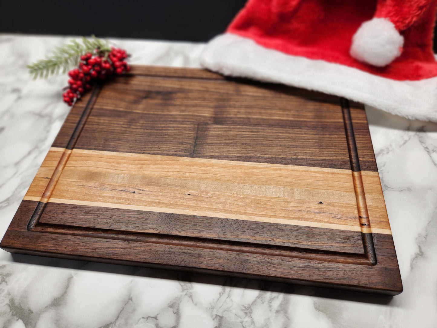 Hand-Crafted Double Strip Cutting Boards