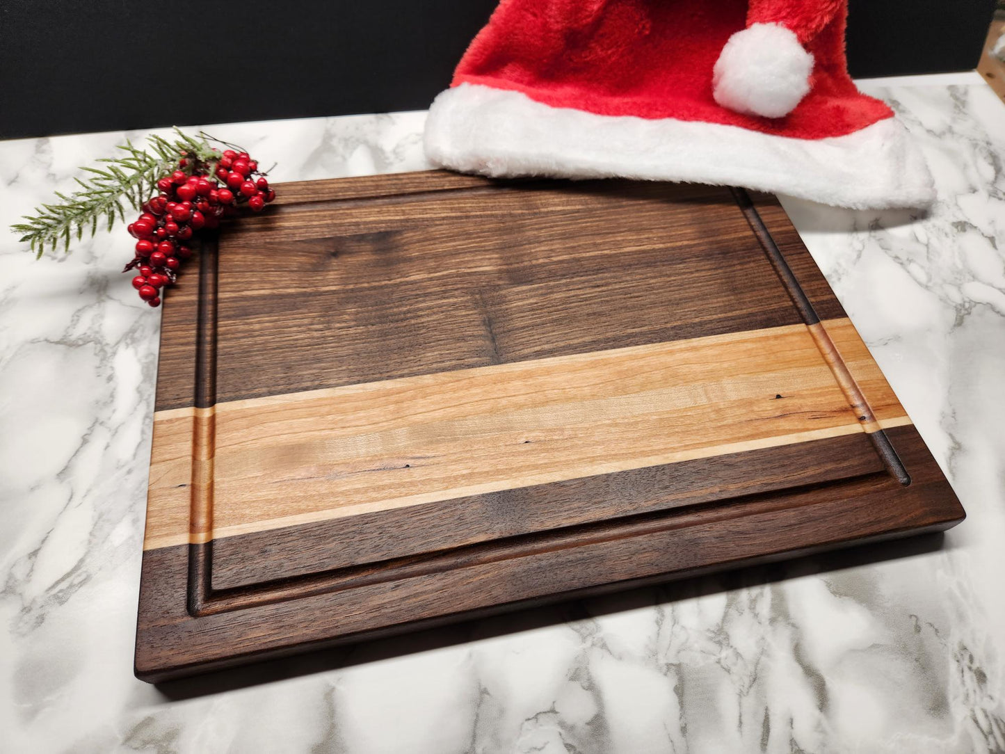 Hand-Crafted Double Strip Cutting Boards