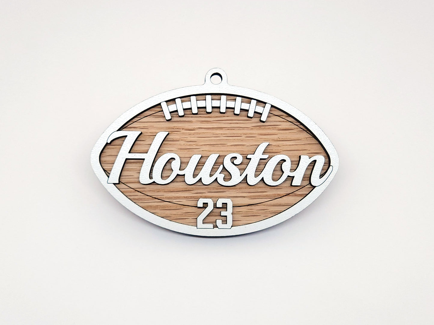 Football Ornament (Two-Layer Design)