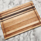 Hand-Crafted Walnut Stripe Cutting Boards