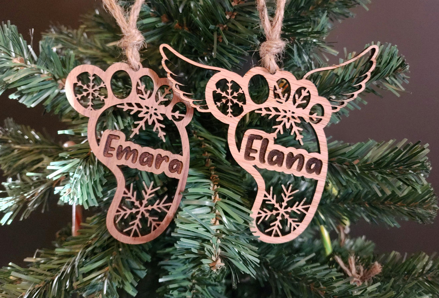 Engraved Baby Ornaments