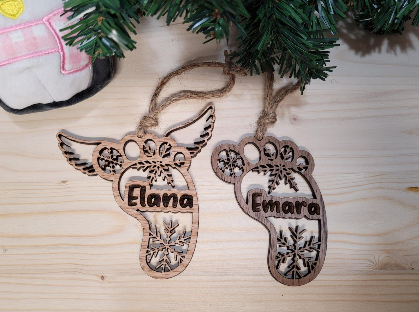 Engraved Baby Ornaments